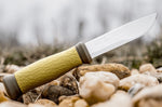 Couteau Mora 2000 10629 lame inox 10,9cm manche caoutchouc vert + étui