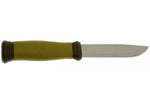 Couteau Mora 2000 10629 lame inox 10,9cm manche caoutchouc vert + étui