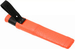 Couteau Mora 2000 12057 lame inox 10,9cm manche caoutchouc noir/orange + étui