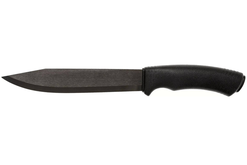 Couteau Mora Pathfinder Noir 12355 lame carbone 17,2cm manche polypropylène noir + étui