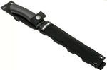 Couteau Mora Pathfinder Noir 12355 lame carbone 17,2cm manche polypropylène noir + étui