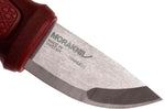 Couteau de poche Mora Eldris 12648 lame inox 5,9cm manche caoutchouc rouge + étui