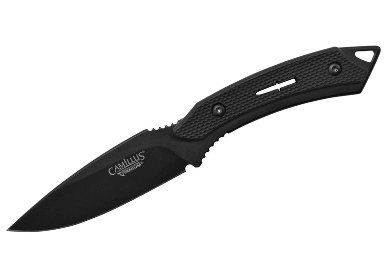 Couteau Camillus Animal 19122 lame inox 8,9cm manche GFN nylon et fibre de verre + étui nylon