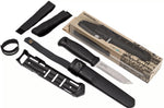Couteau Mora Garberg Multi-Mount 12642 lame inox 10,9cm manche polyamide noir + étui