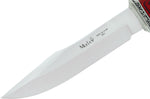 Couteau Muela Venecia 21833 lame en inox 17cm manche en stamina avec son étui en cuir