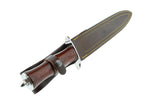 Couteau Muela Alcaraz 9252 lame en inox 26cm manche en stamina + étui en cuir