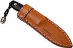 Couteau LionSteel M1.GBK lame 7,5cm manche en G10 noir + étui en cuir