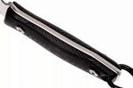 Couteau LionSteel M1.GBK lame 7,5cm manche en G10 noir + étui en cuir