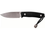 Couteau LionSteel M1.GBK lame 7,5cm manche en G10 noir + étui en cuir