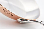 Poêle ronde en cuivre inox De Buyer Prima Matera poignée en fonte d'inox compatible induction