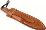 Couteau LionSteel M1.ST lame 7,5cm manche en bois de santal + étui en cuir