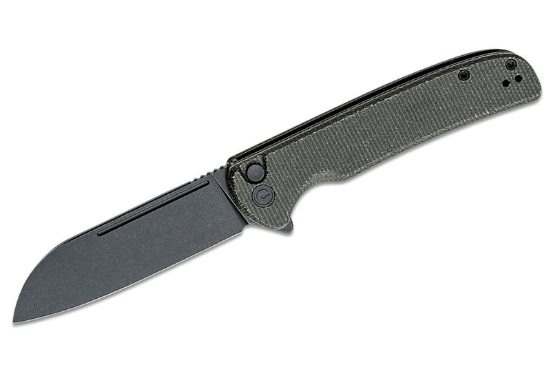 Couteau pliant CIVIVI Chevalier C200222 manche en micarta vert et noir 11,2cm