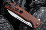 Couteau pliant CIVIVI Chevalier C200223 manche en bois de Bubinga 11,2cm
