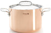 Braisière en cuivre inox 24cm De Buyer Prima Matera compatible induction avec couvercle