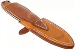 Couteau LionSteel M4.ST lame 9,5cm manche en bois de santal + étui en cuir