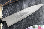 Couteau de chef japonais artisanal Takeshi Saji R2 Damas 21cm