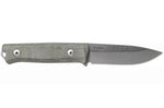 Couteau LionSteel B40.CVG lame 10,3cm manche en micarta vert gaine + étui en cuir