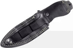 Couteau LionSteel T5.MI lame 12,8cm manche en micarta noir + étui en cuir