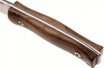 Couteau LionSteel M4.WN lame 9,5cm manche en bois de noyer + étui en cuir