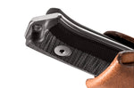 Couteau LionSteel B40.GBK lame 10,3cm manche en G10 noir + étui en cuir