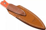 Couteau LionSteel B40.GOR lame 10,3cm manche en G10 orange + étui en cuir