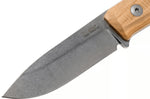 Couteau LionSteel B40.UL lame 10,3cm manche en bois d'olivier + étui en cuir