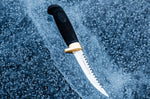 Couteau Marttiini Condor Fisherman's 175014 lame 11cm manche caoutchouc + étui
