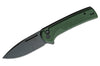 Couteau pliant CIVIVI Conspirator C210062 lame Blackwash et manche Micarta vert 11,7cm