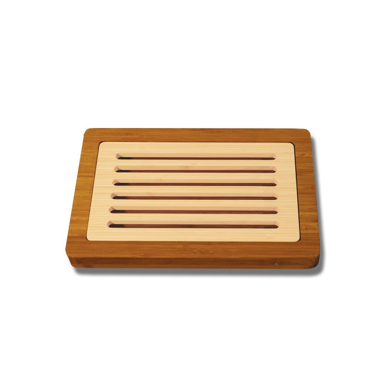 Planche à pain bicolore Totally Bamboo - 24x37cm - garantie 5 ans