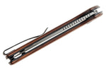 Couteau pliant CIVIVI Conspirator C210063 manche en bois Bubinga 11,7cm