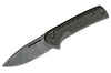 Couteau pliant CIVIVI Conspirator C21006DS1 lame Damas manche Micarta noir et vert 11,7cm