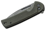 Couteau pliant CIVIVI Conspirator C21006DS1 lame Damas manche Micarta noir et vert 11,7cm