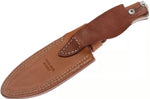 Couteau LionSteel M5.ST lame 11,5cm manche en bois de santal + étui en cuir
