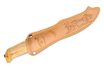 Couteau Marttiini Lynx 131010 lame 11cm manche bouleau madré + étui