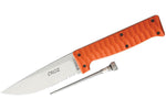 Couteau Maserin Croz 976.A lame 11cm manche en G10 orange + étui en nylon