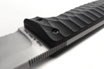 Couteau Maserin Croz 976.N lame 11cm manche en G10 noir + étui en nylon