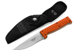 Couteau Maserin Croz 976.A lame 11cm manche en G10 orange + étui en nylon