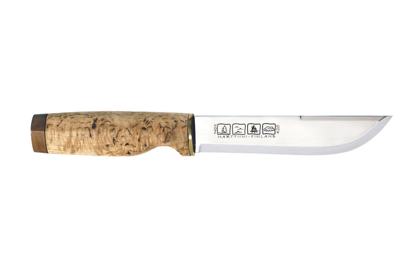 Couteau Marttiini Ranger 250 543015 lame 16cm manche bouleau madré + étui