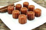 Set de 3 moules à cannelés bordelais en cuivre 5,5 cm