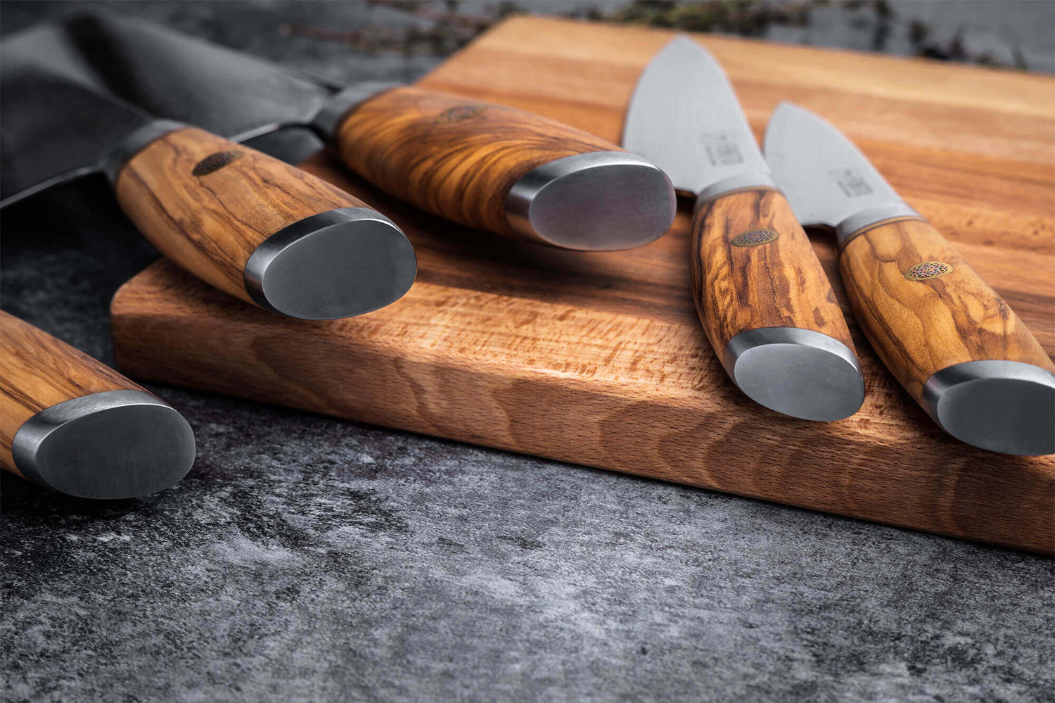 Couteau nakiri Fukito Olive Damas 14Cr 17cm