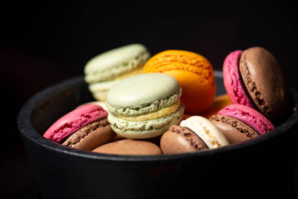 Plaque macarons en silicone 40x30cm 48 empreintes