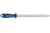 Fusil de boucher FISCHER mèche ovale 30cm grain fin manche bleu et gris