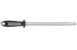 Fusil de boucher FISCHER mèche ovale 30cm grain fin manche noir et gris