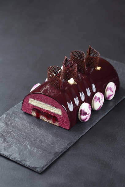 Gouttière à bûche en fer blanc