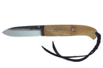 Couteau Citadel Baltic 2 63121 lame 11cm en bambou lamellé avec son étui en cuir