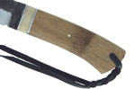 Couteau Citadel 63122 Nordic 2009 lame 12cm manche bambou avec bague en os + étui cuir
