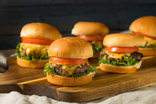 Plaque à pains 18 mini burgers Gobel anti-adhérent