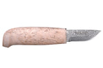Couteau Marttiini Ice Crystal 558010 lame damassée 5,9cm manche bouleau + étui/coffret cadeau
