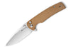 Couteau pliant Sencut Sachse S210073 manche en micarta marron 11,2cm