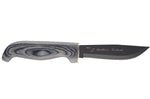 Couteau Marttiini Martef 167013 lame 11cm manche pakkawood gris + étui